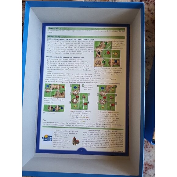 Carcassonne Board Game 2000 Rio Grande Games Complete Strategy Family Fun - Picture 5 of 11